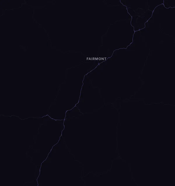 Map of the Fairmont area with karaoke bars grouped by neighborhood